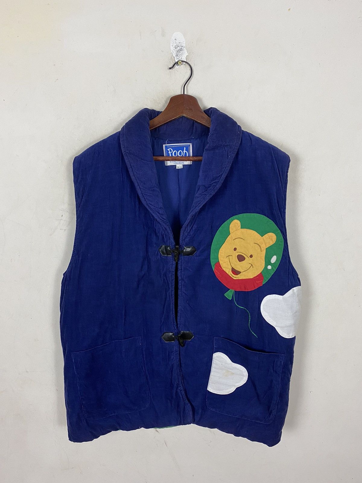 Disney Vintage Disney Pooh Bear Corduroy Vest by Yoshimura Design Size US L / EU 52-54 / 3 - 2 Thumbnail