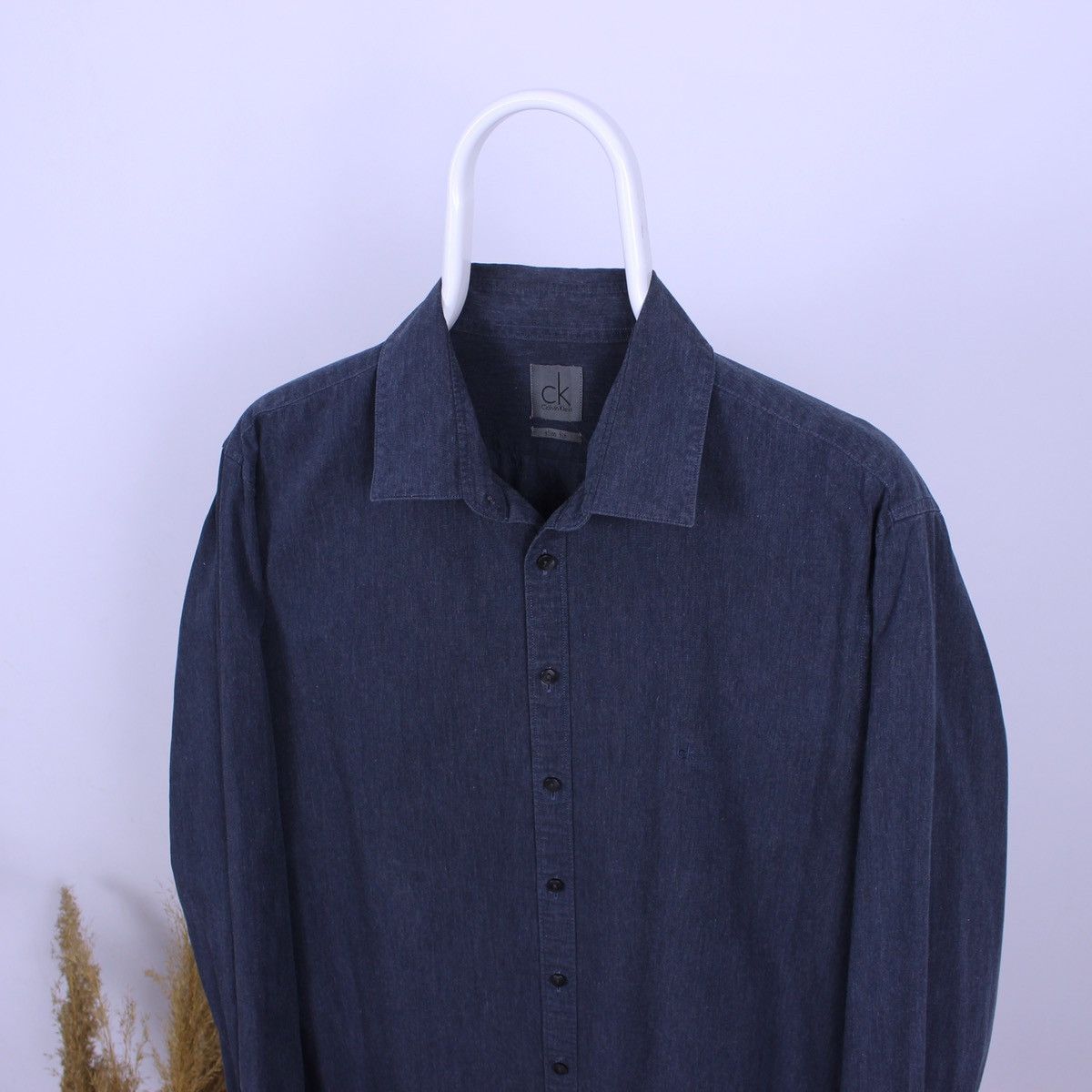 Calvin Klein Calvin Klein Jeans Men’s Shirt Long Sleeve Slim Fit Size US L / EU 52-54 / 3 - 1 Thumbnail
