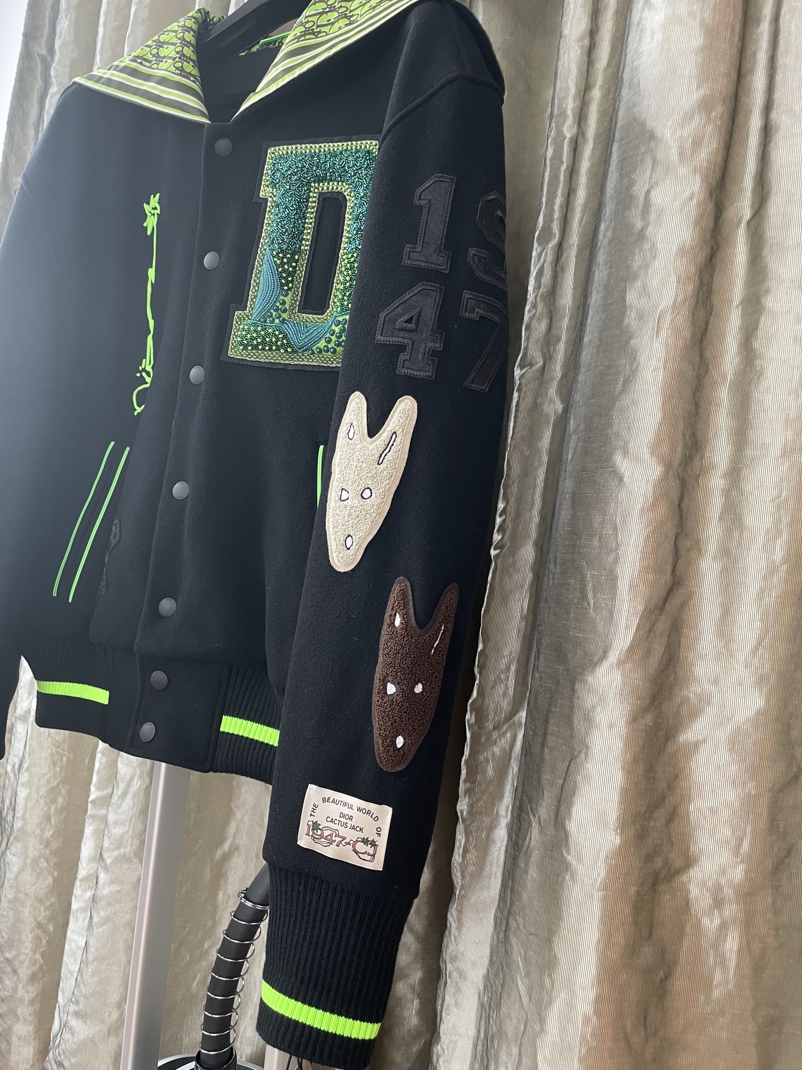 Dior dior x cactus jack varsity jacket Size US XL / EU 56 / 4 - 4 Thumbnail