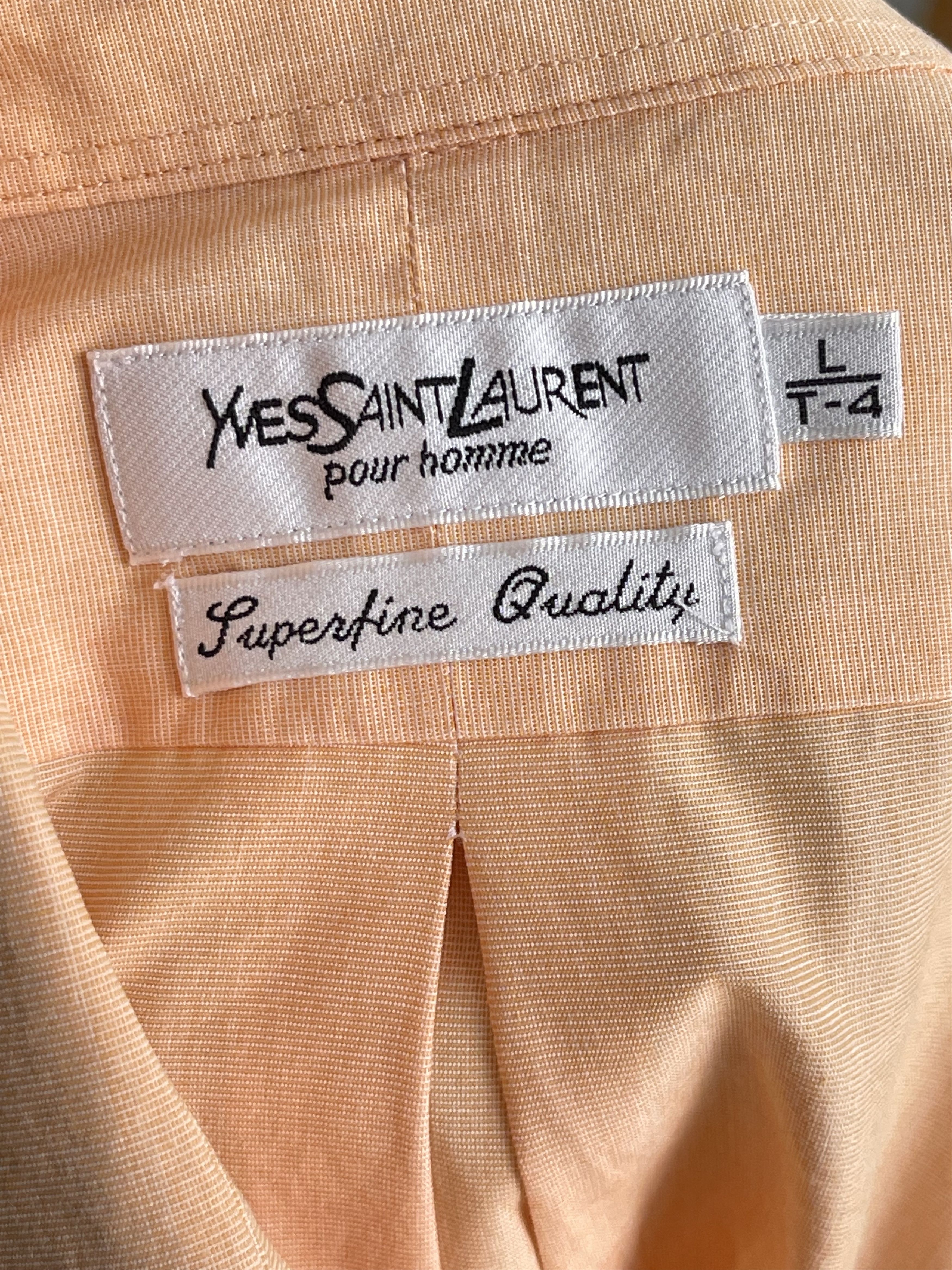 Yves Saint Laurent 🔥 Orange shirt YSL yves Saint Laurent size L Size US L / EU 52-54 / 3 - 4 Thumbnail
