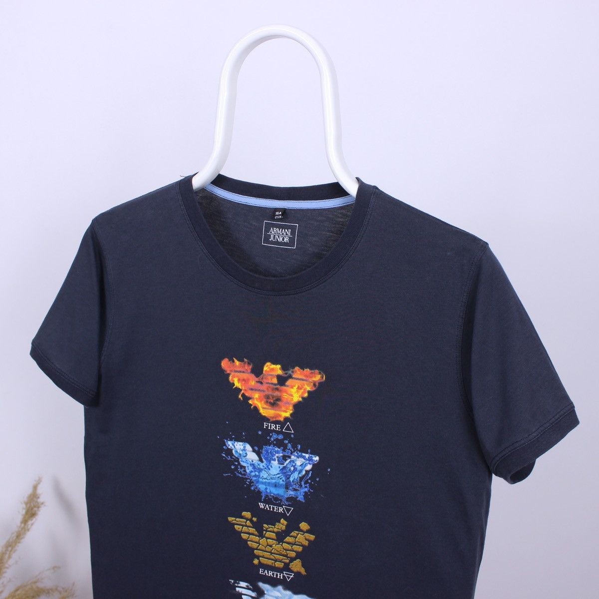 Armani Armani Elements Logo Short Sleeve T-shirt Top Size US S / EU 44-46 / 1 - 1 Thumbnail