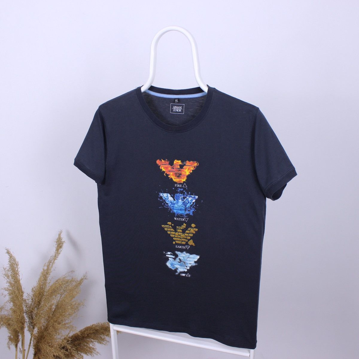 Armani Armani Elements Logo Short Sleeve T-shirt Top Size US S / EU 44-46 / 1 - 2 Thumbnail