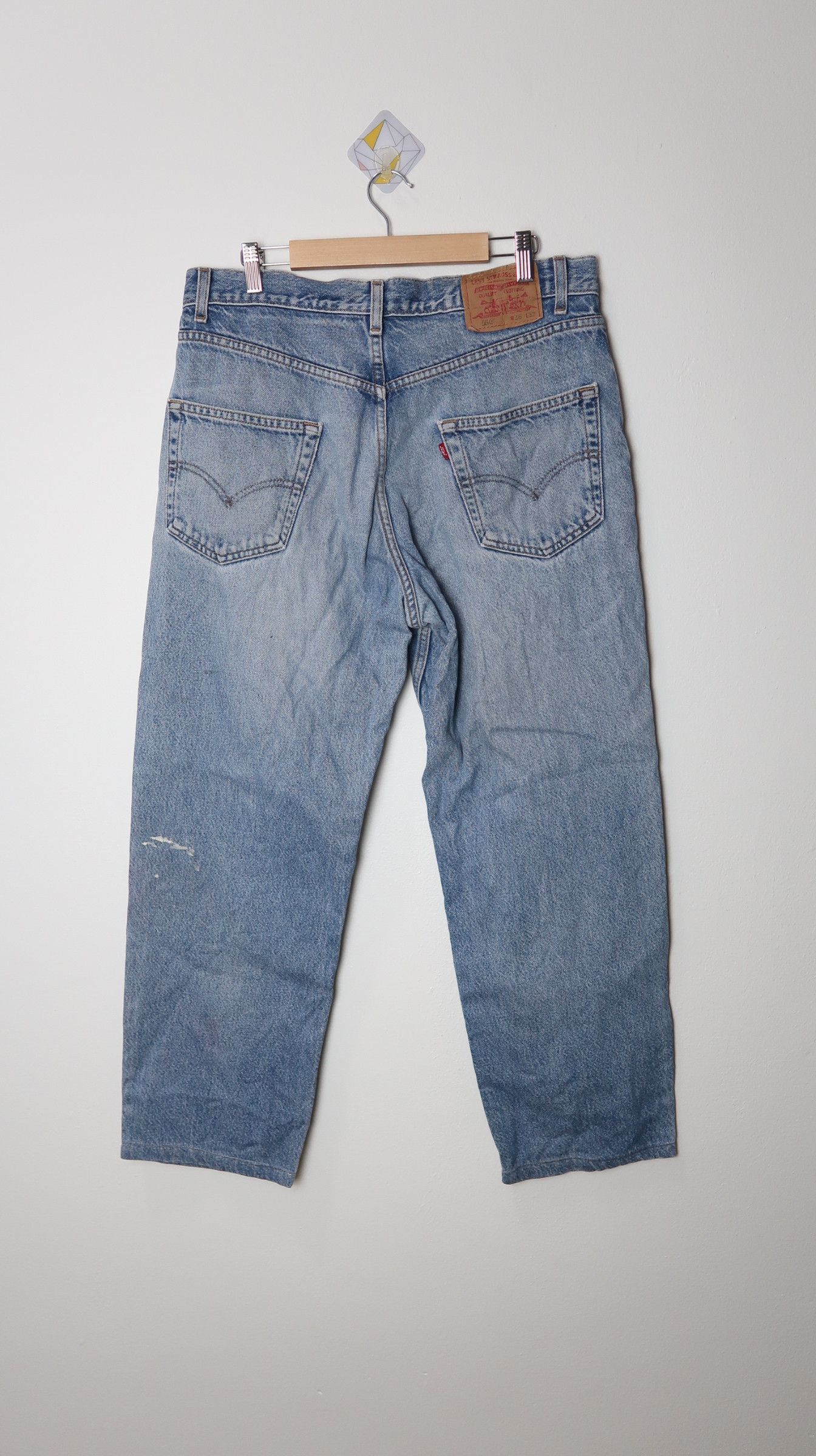 Levi's Vintage Clothing Vintage Levi's 550 Sun Faded Jeans Size US 36 / EU 52 - 14 Thumbnail