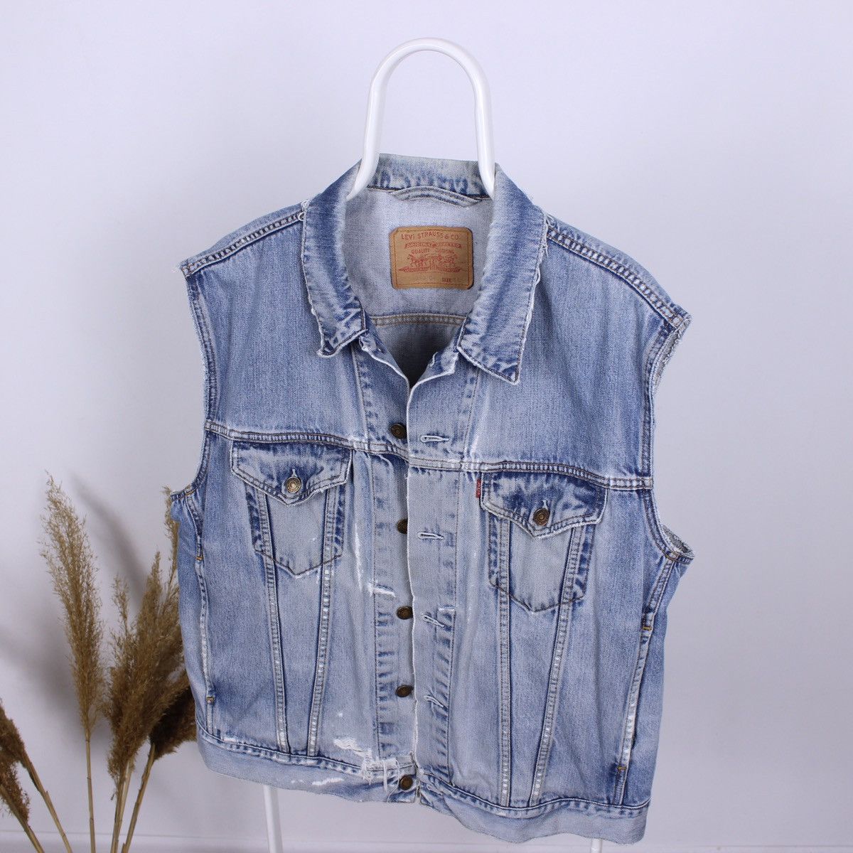 Levi's Vintage Levi’s Denim Jacket Size US L / EU 52-54 / 3 - 2 Thumbnail