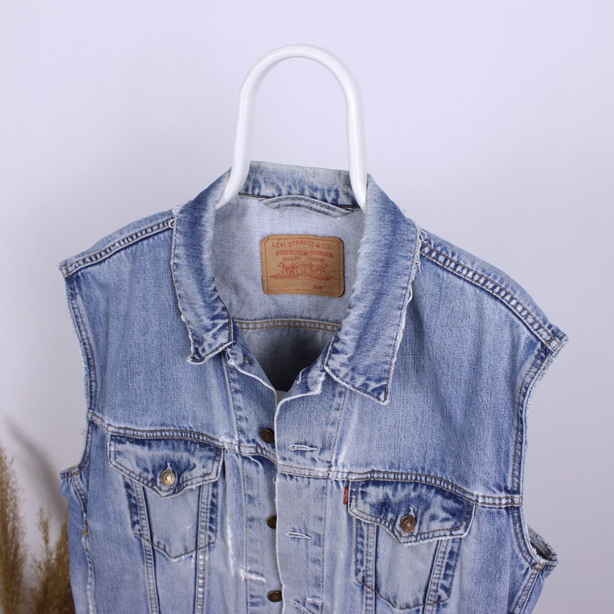 Levi's Vintage Levi’s Denim Jacket Size US L / EU 52-54 / 3 - 1 Thumbnail