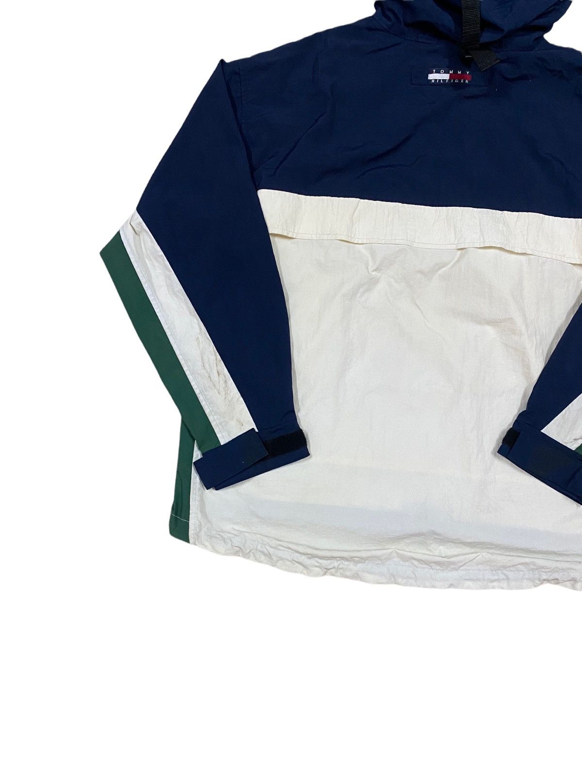 Tommy Hilfiger × Vintage Vtg🔥90’s Tommy Hilfiger Sailing Gear Pocketable Jacket Size US L / EU 52-54 / 3 - 14 Thumbnail