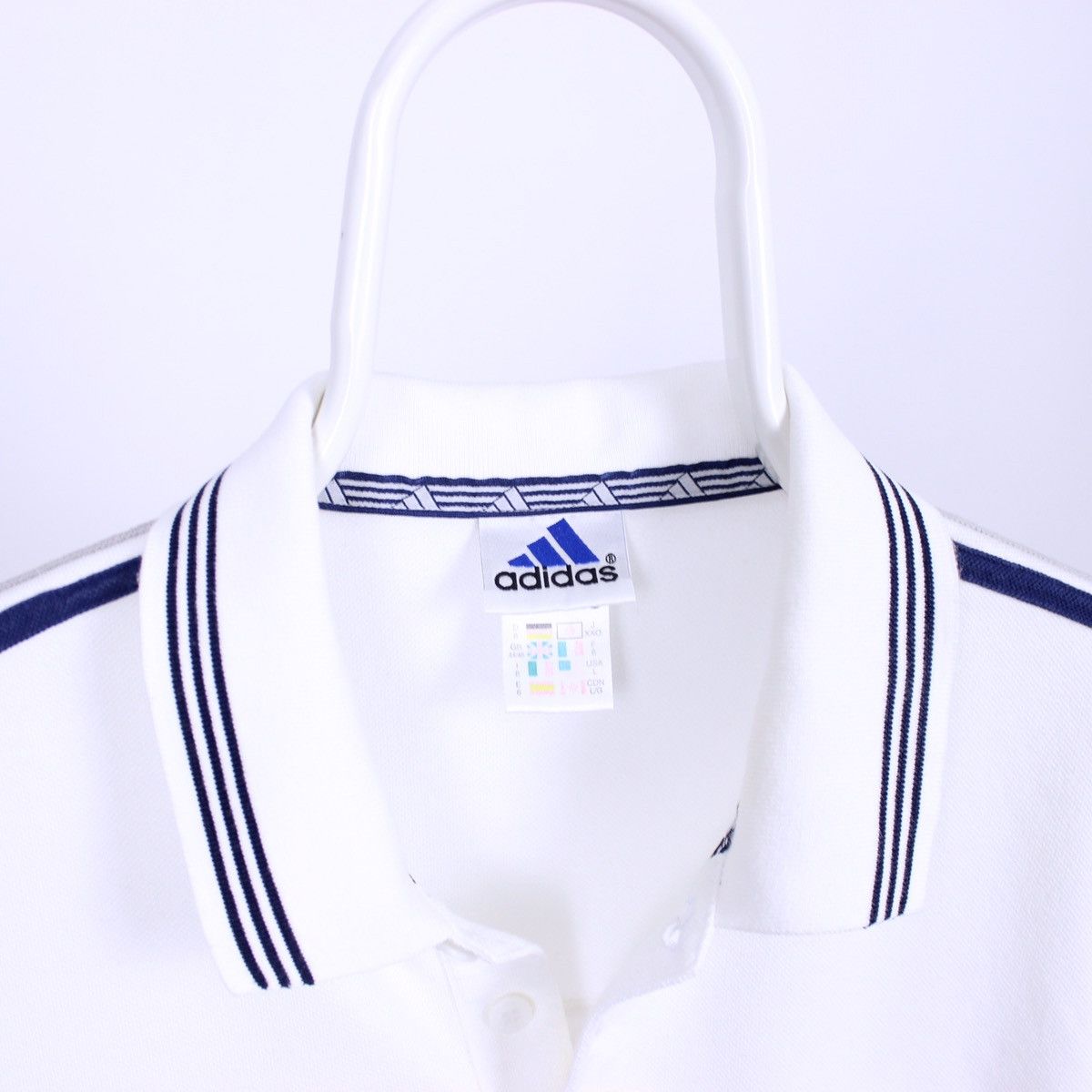 Adidas Vintage Rare Adidas Originals Short Sleeve Polo Size US L / EU 52-54 / 3 - 3 Thumbnail