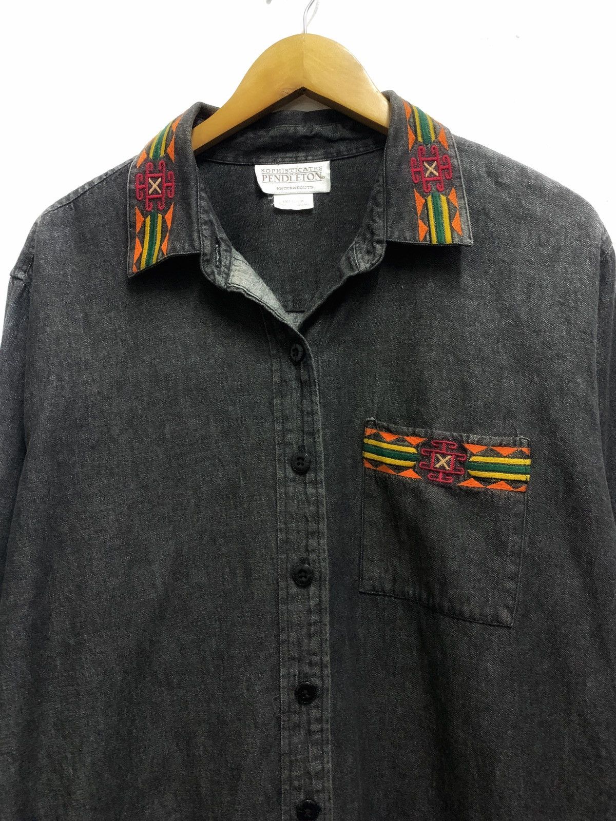 Native Vintage PENDLETON Chambrey Navajo Line. Size US L / EU 52-54 / 3 - 3 Thumbnail