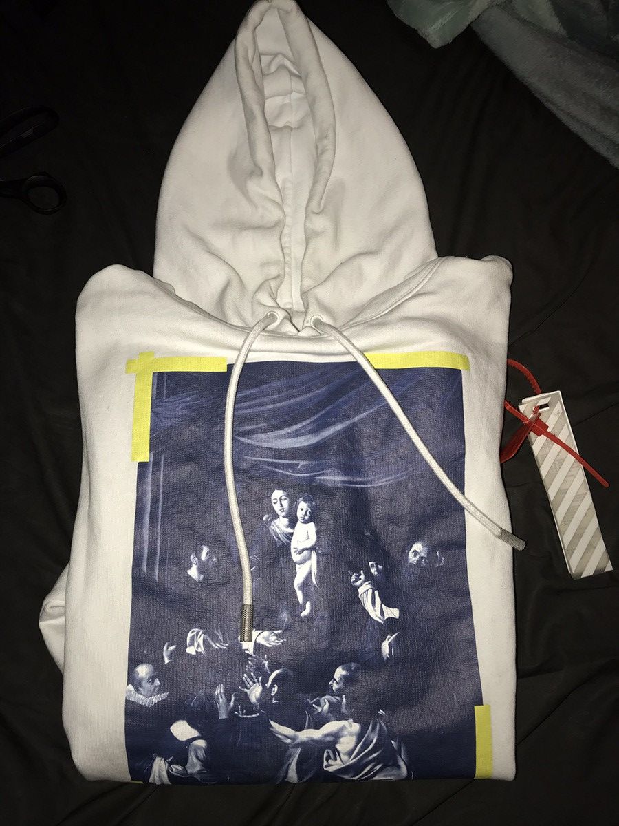 Off-White Off-White Caravaggio Hoodie Size US L / EU 52-54 / 3 - 1 Thumbnail