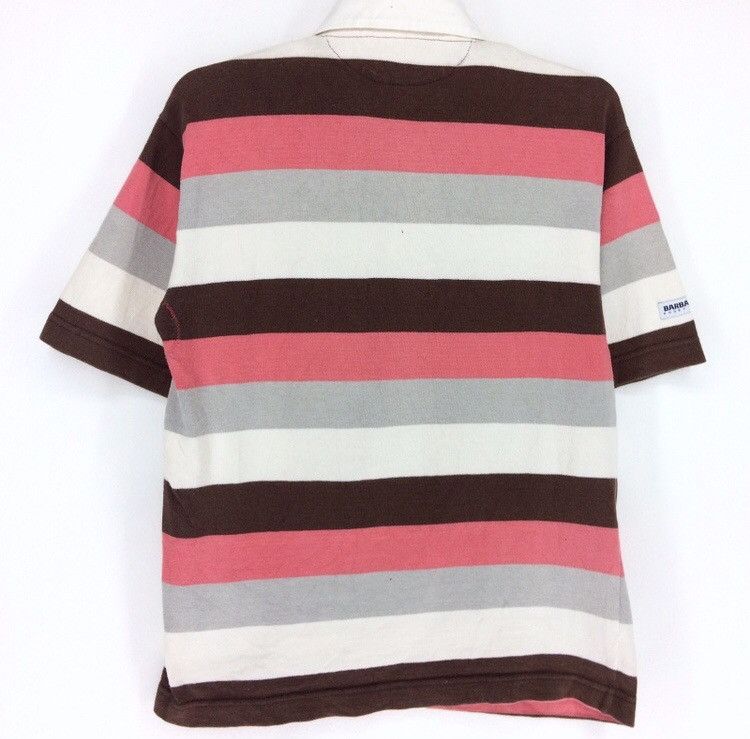 Japanese Brand Vintage 90s Barbarian Rugby Wear Stripes Polo | XS | Swag Size US XS / EU 42 / 0 - 4 Thumbnail