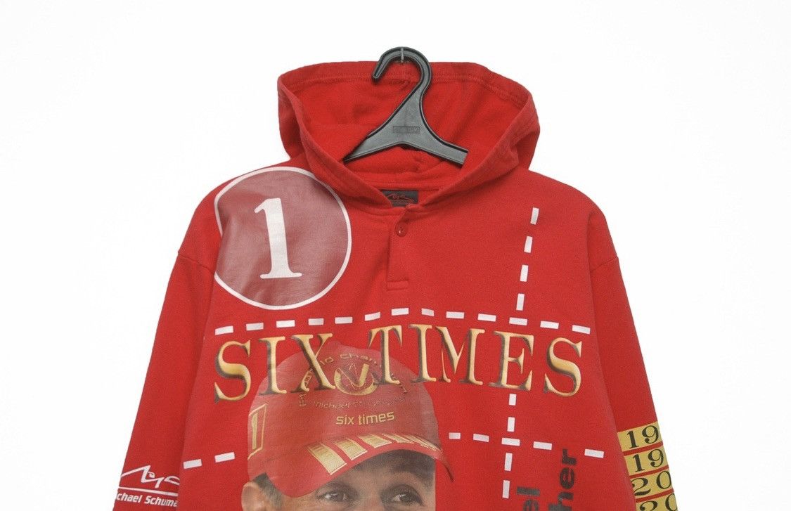 Ferrari Vintage Michael Schumacher Official Hoodie Formula1 Ferrari Size US XXL / EU 58 / 5 - 3 Thumbnail