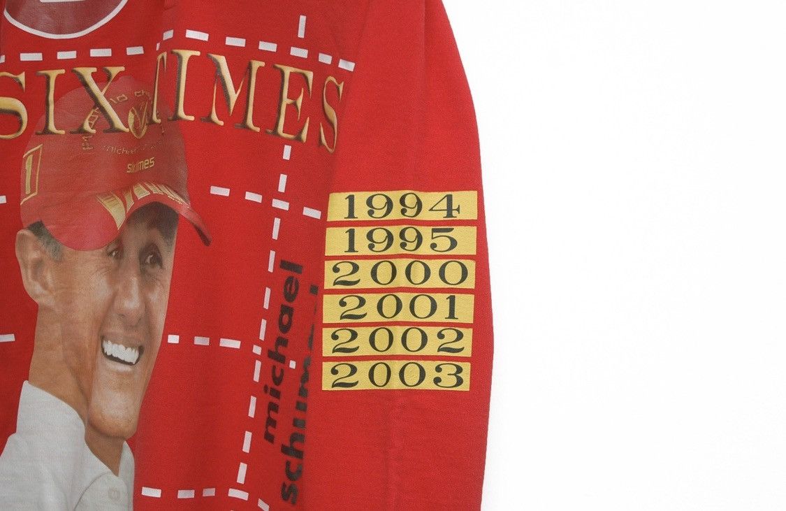 Ferrari Vintage Michael Schumacher Official Hoodie Formula1 Ferrari Size US XXL / EU 58 / 5 - 5 Thumbnail