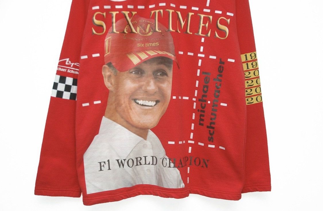 Ferrari Vintage Michael Schumacher Official Hoodie Formula1 Ferrari Size US XXL / EU 58 / 5 - 6 Thumbnail