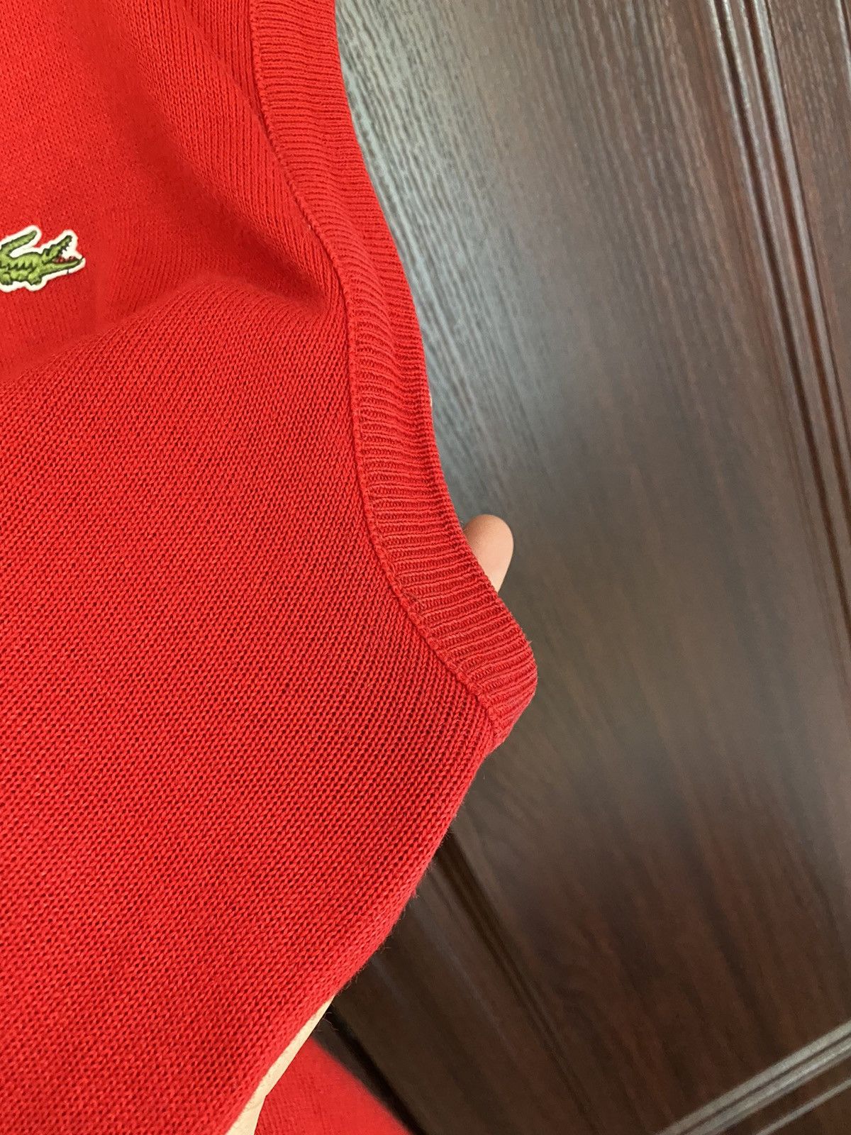 Lacoste Vintage Lacoste Chemise V Neck Vest Gilet Coogi Size L-XL Size US XL / EU 56 / 4 - 4 Thumbnail
