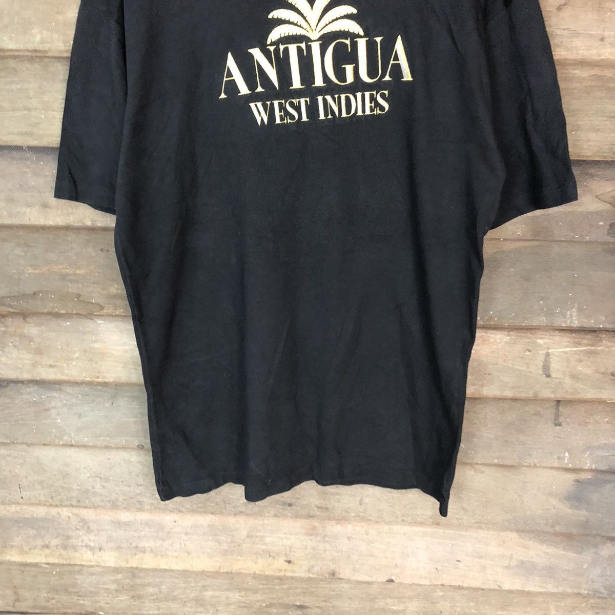 Vintage DLL AntiGua West Indies Single Stich vintage tee #2094 Size US XL / EU 56 / 4 - 3 Thumbnail