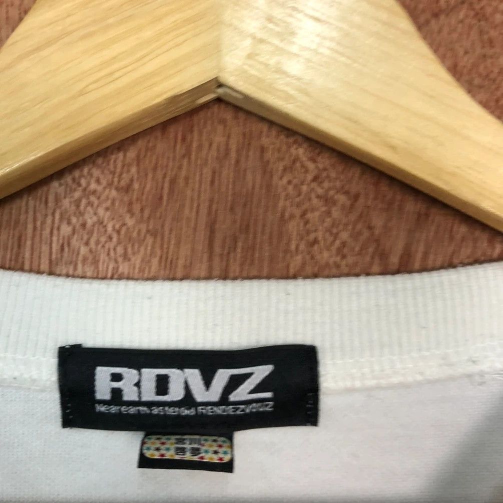 Japanese Brand DL RDVZ White streetwear Sweatshirt #H399 Size US L / EU 52-54 / 3 - 17 Thumbnail
