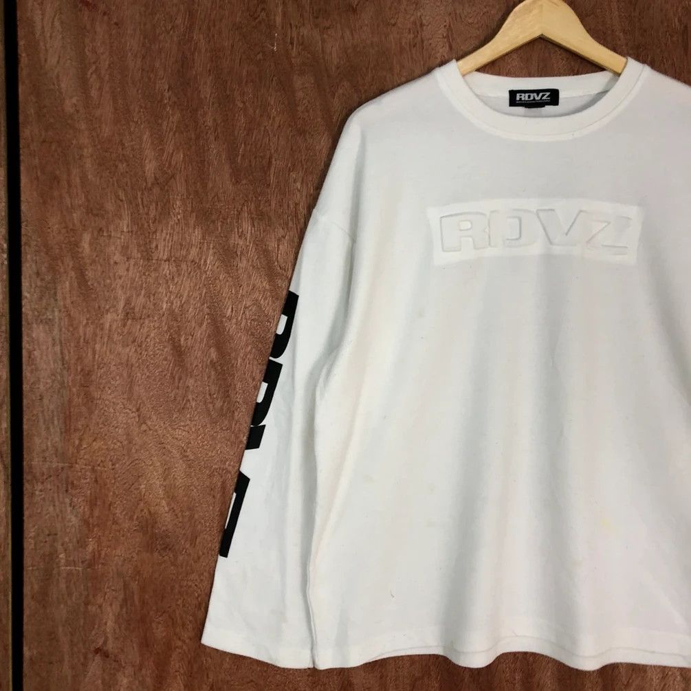 Japanese Brand DL RDVZ White streetwear Sweatshirt #H399 Size US L / EU 52-54 / 3 - 11 Thumbnail