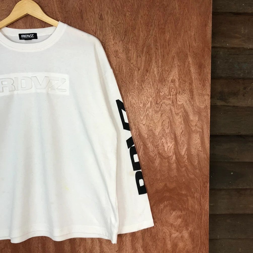 Japanese Brand DL RDVZ White streetwear Sweatshirt #H399 Size US L / EU 52-54 / 3 - 9 Thumbnail