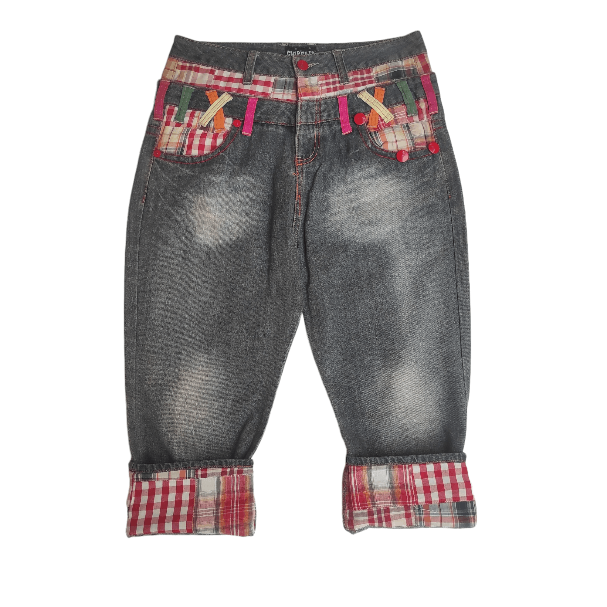 Japanese Brand Double Waist Denim By Chip Clip