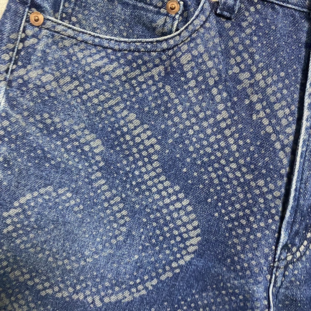 Takeo Kikuchi Takeo Kikuchi Denim Printed Jeans SnakeSkin Style Size US 30 / EU 46 - 8 Thumbnail