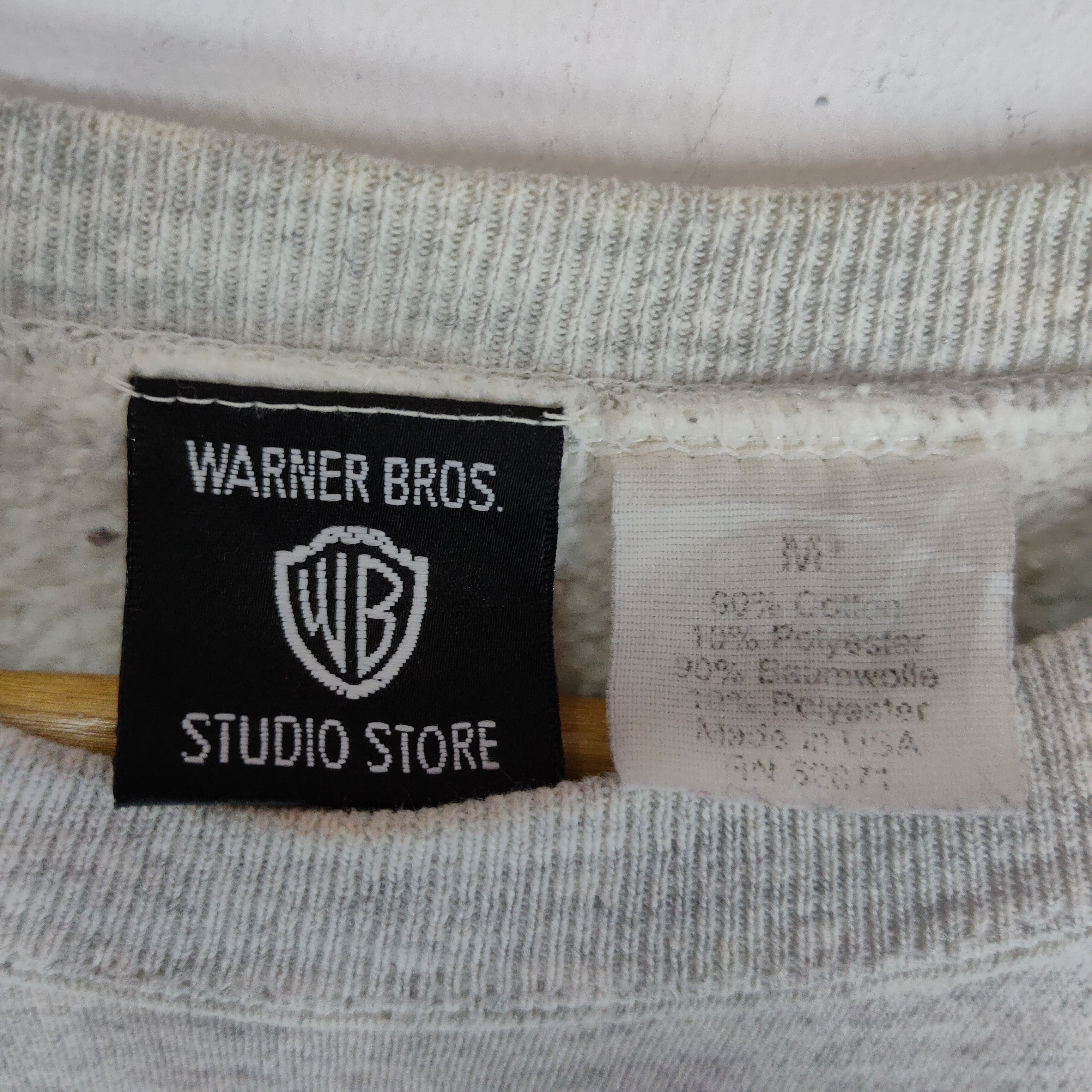Vintage × Warner Bros Vintage 1995 TAZMANIA DEVIL Cartoon Warner Bros Sweatshirt Size US M / EU 48-50 / 2 - 4 Thumbnail