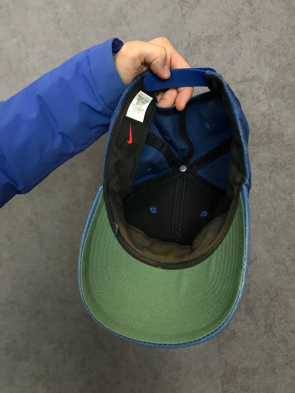 Vintage Nike swoosh streetwear vintage made in Taiwan cap Size ONE SIZE - 5 Thumbnail