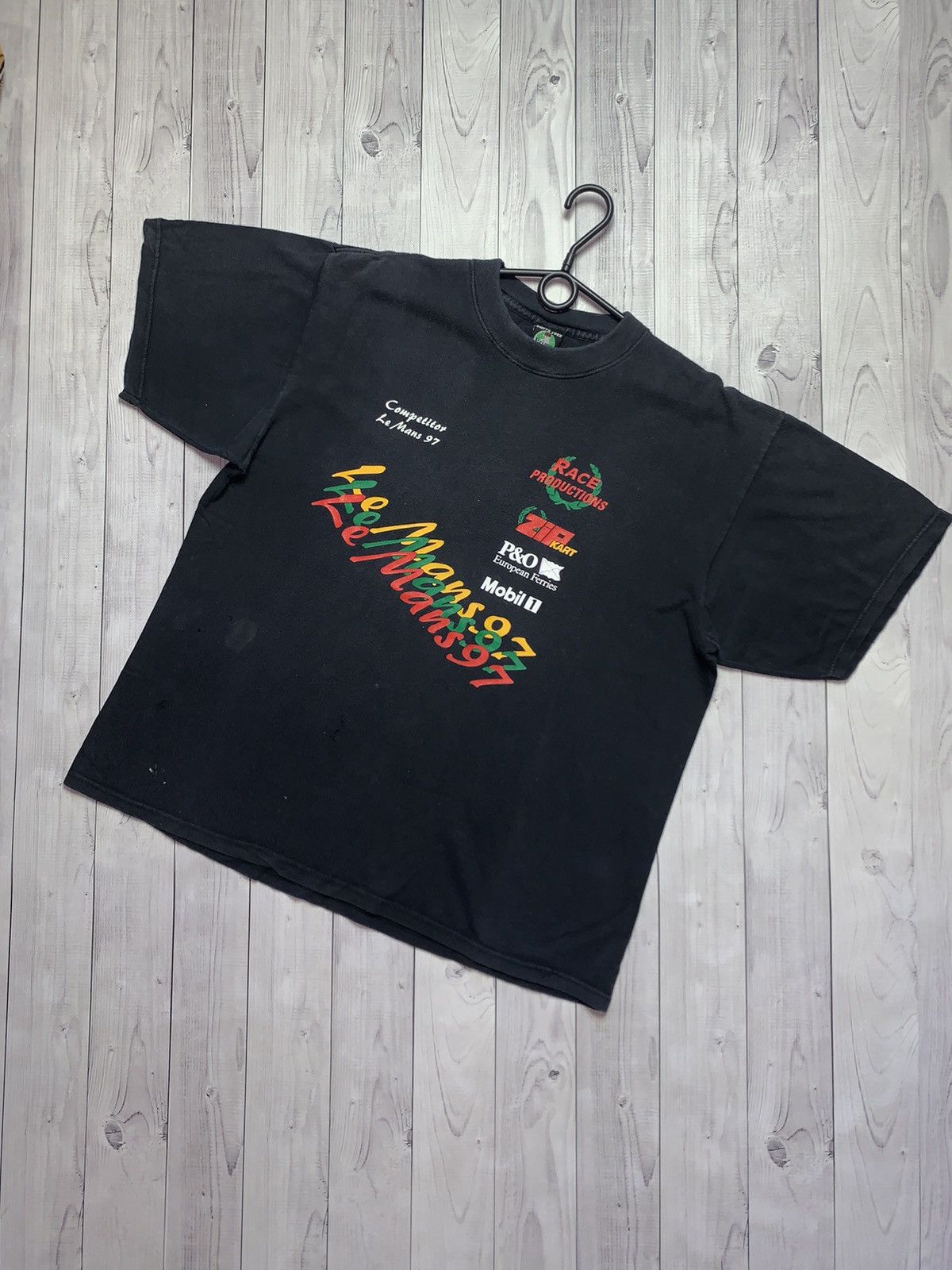 Vintage tee Le Mans 97 racing tour rare