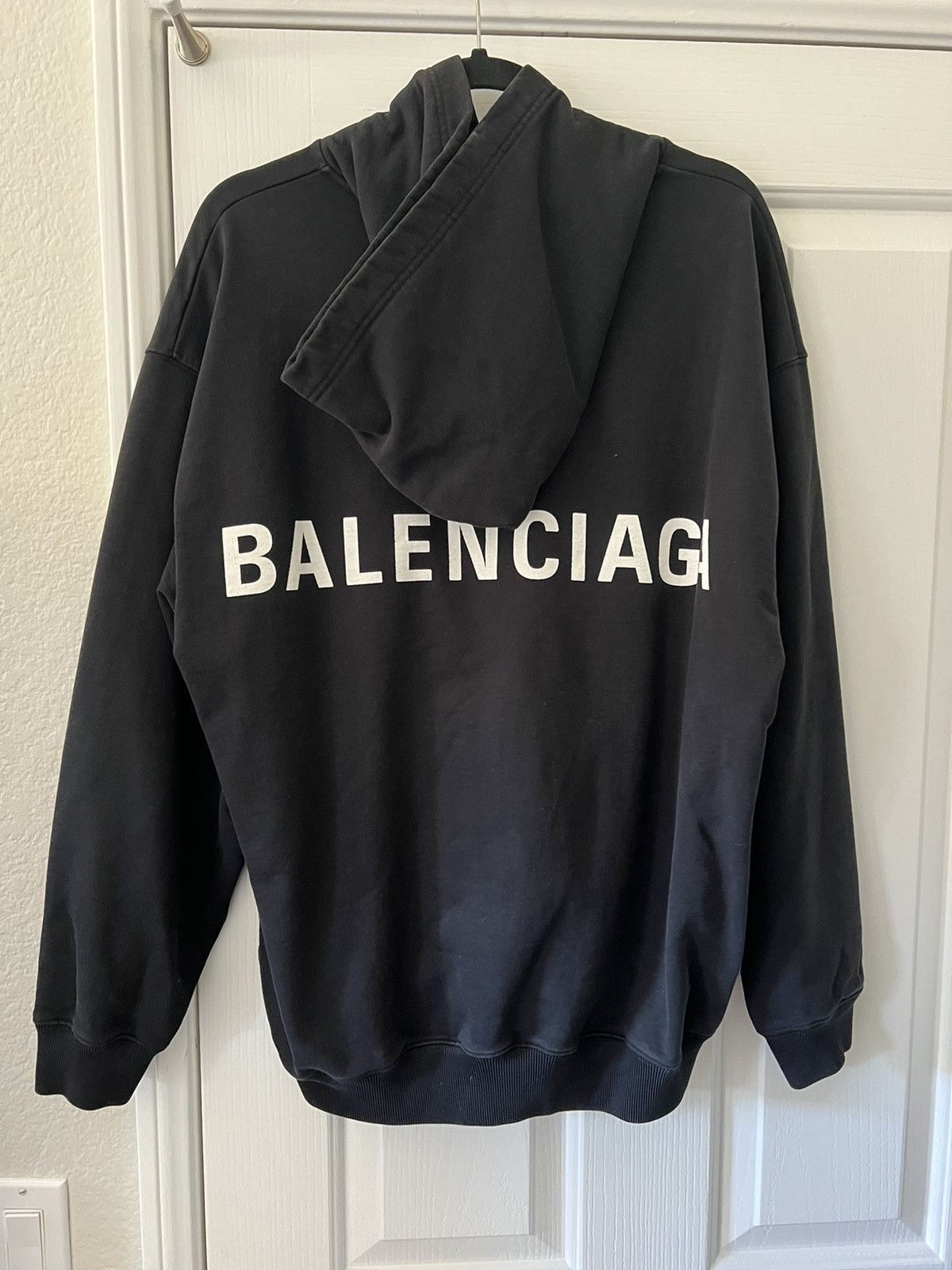 Balenciaga Balenciaga Logo Hoodie Size US M / EU 48-50 / 2 - 2 Thumbnail
