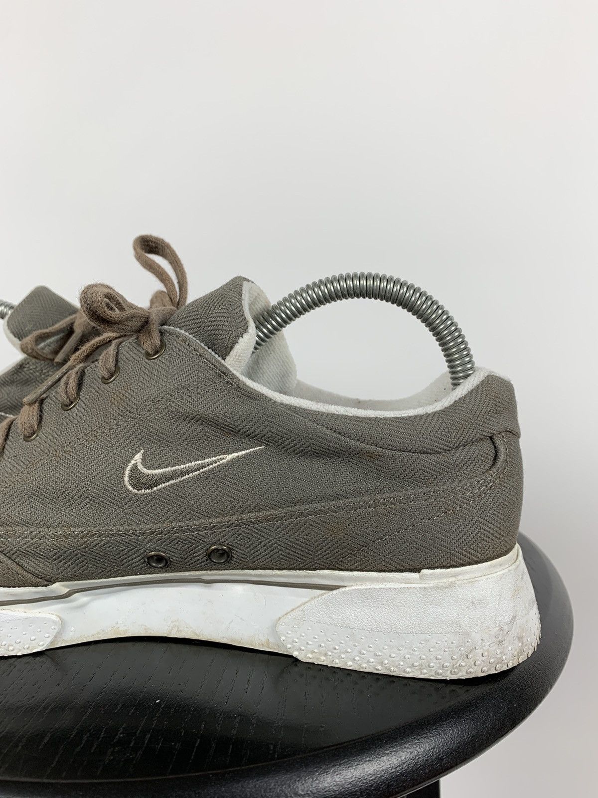 Nike 00s Vintage Nike GTS Canvas Khaki Low Top Sneakers Size US 7 / EU 40 - 15 Thumbnail