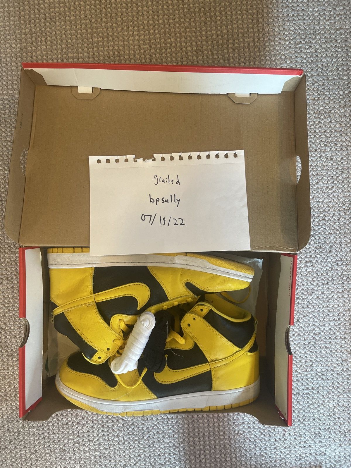Nike Nike dunk high Iowa Size US 13 / EU 46 - 10 Thumbnail