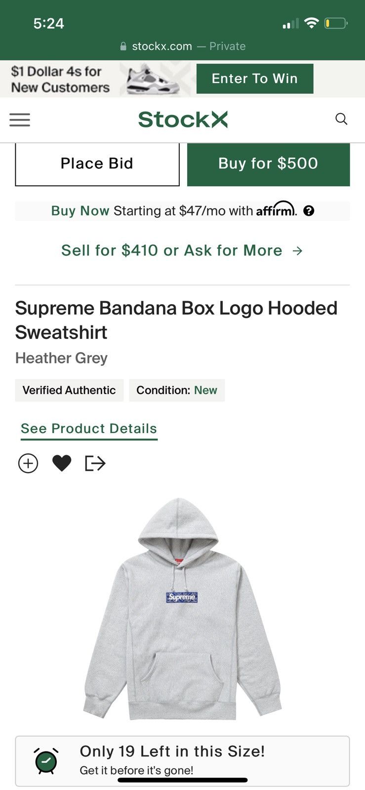 Supreme Supreme bandanna box logo Size US L / EU 52-54 / 3 - 4 Thumbnail