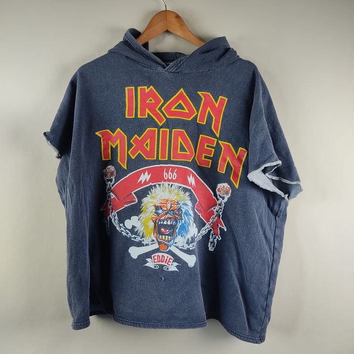 Vintage Iron Maiden print hoodie main image 1