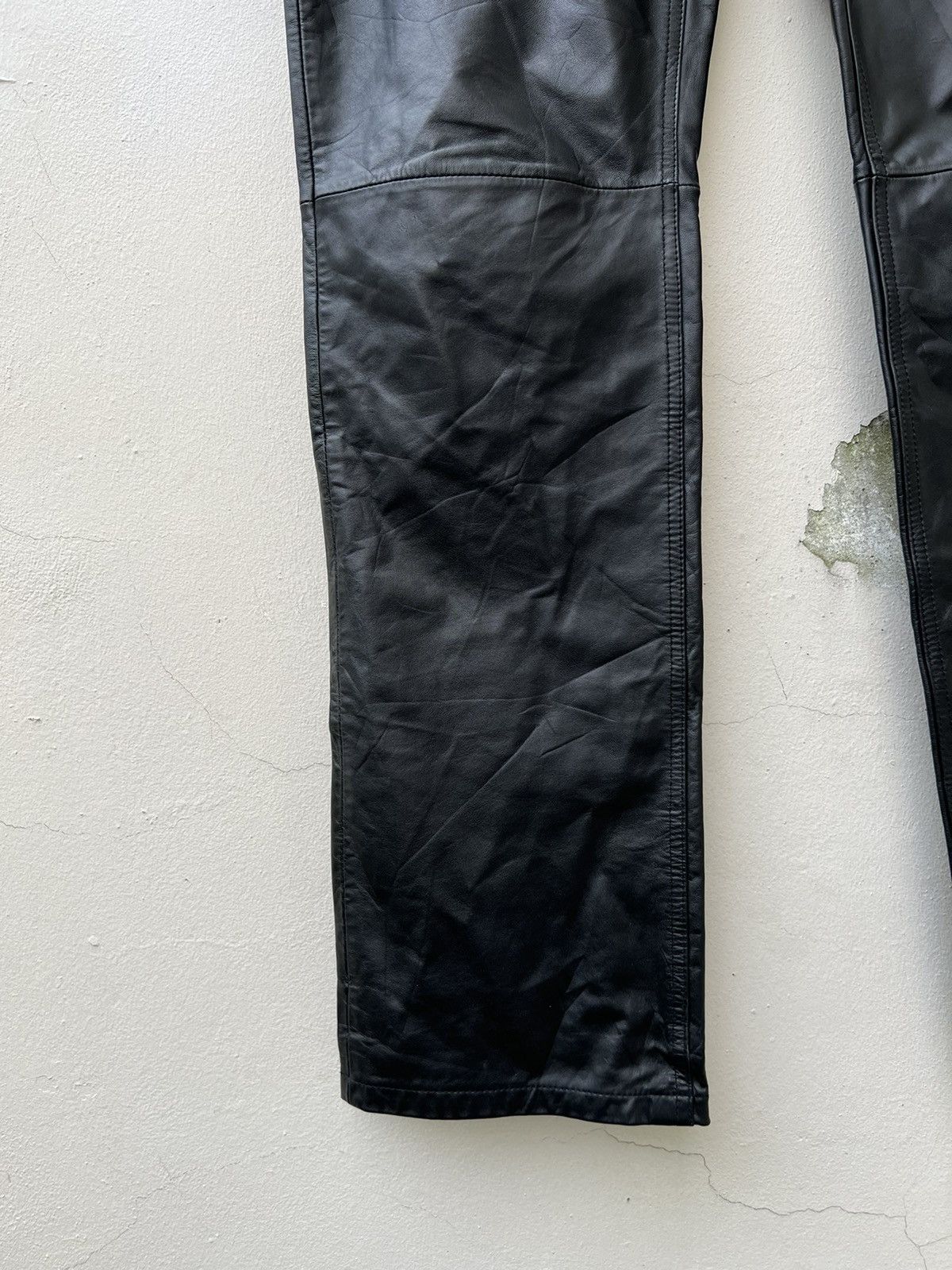 Japanese Brand × Vintage Vintage Charing Flam Japan Sheep Leather Jeans Pant Size US 32 / EU 48 - 7 Thumbnail
