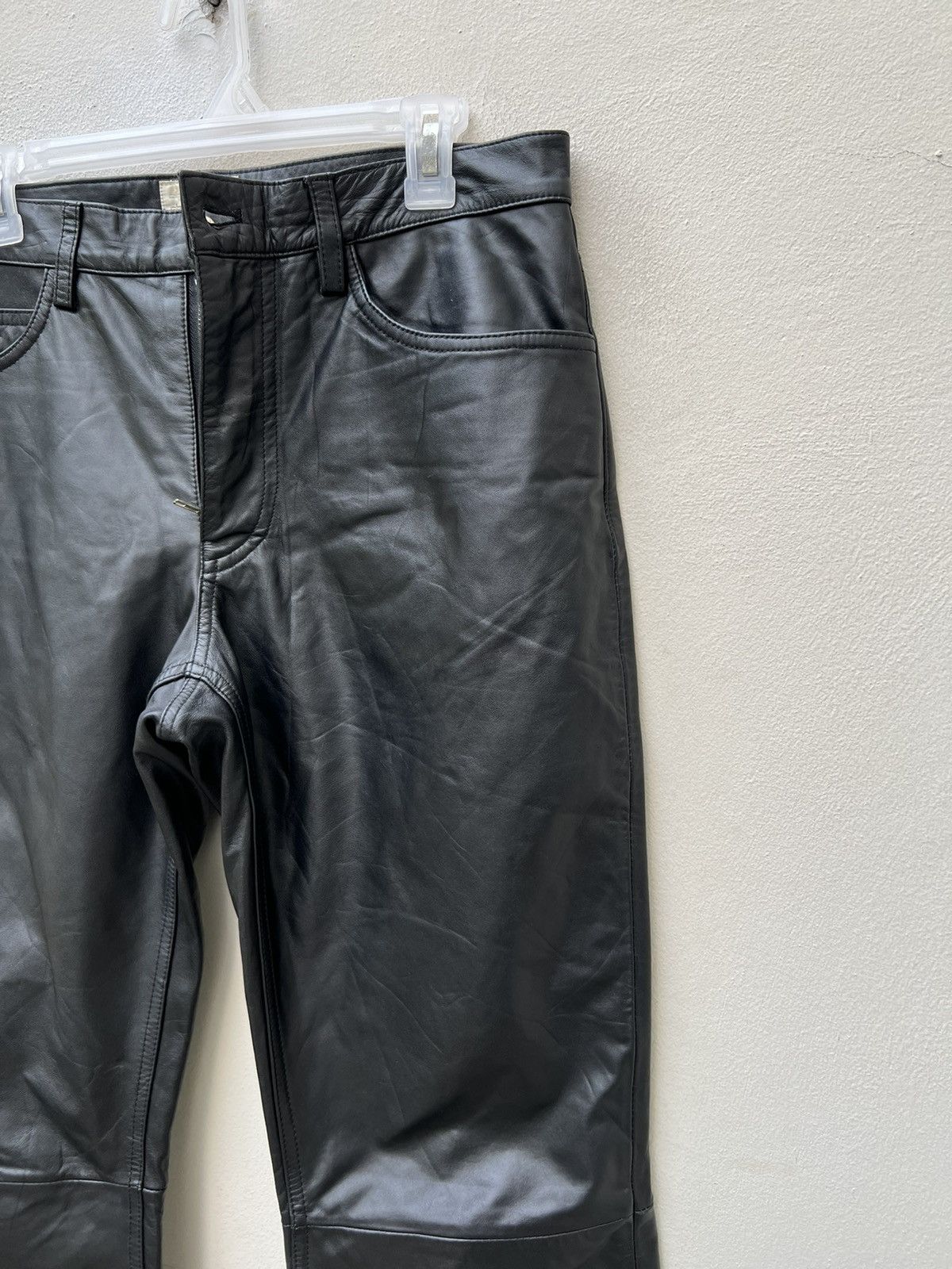 Japanese Brand × Vintage Vintage Charing Flam Japan Sheep Leather Jeans Pant Size US 32 / EU 48 - 8 Thumbnail