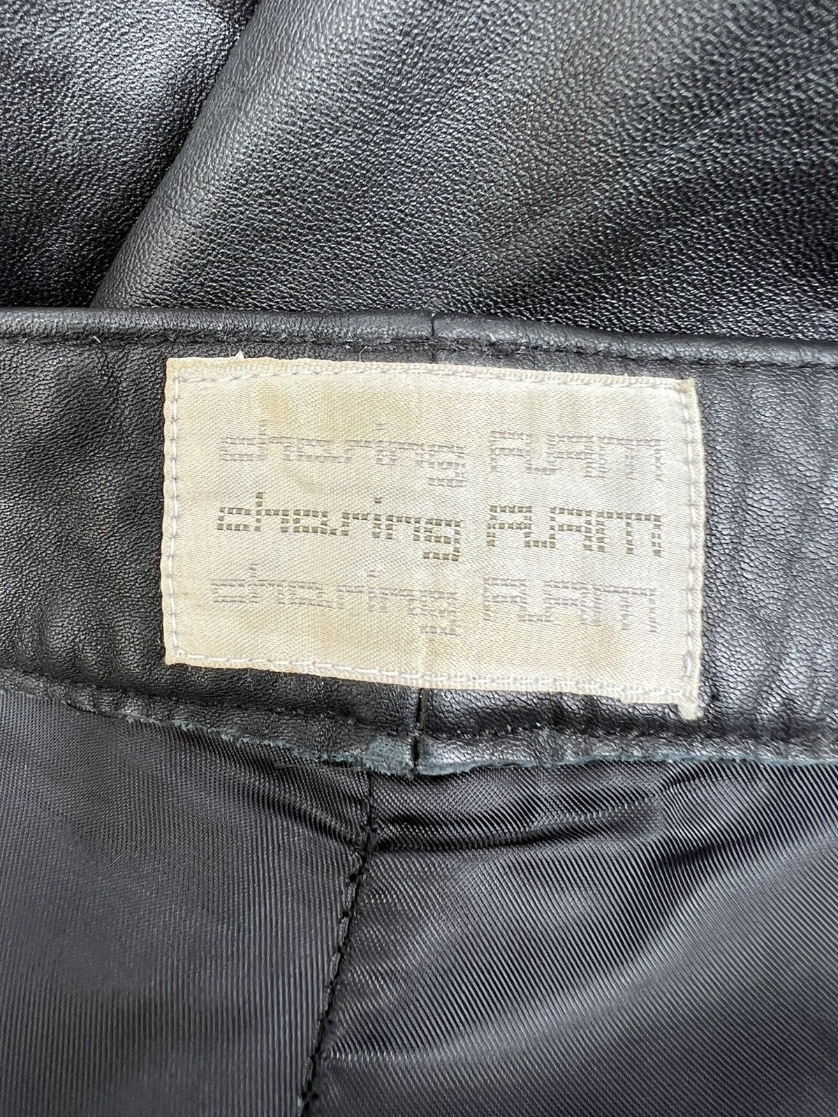 Japanese Brand × Vintage Vintage Charing Flam Japan Sheep Leather Jeans Pant Size US 32 / EU 48 - 17 Thumbnail