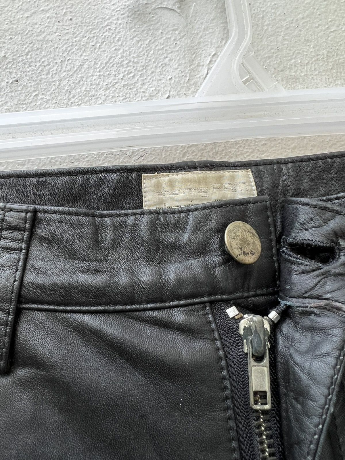Japanese Brand × Vintage Vintage Charing Flam Japan Sheep Leather Jeans Pant Size US 32 / EU 48 - 5 Thumbnail