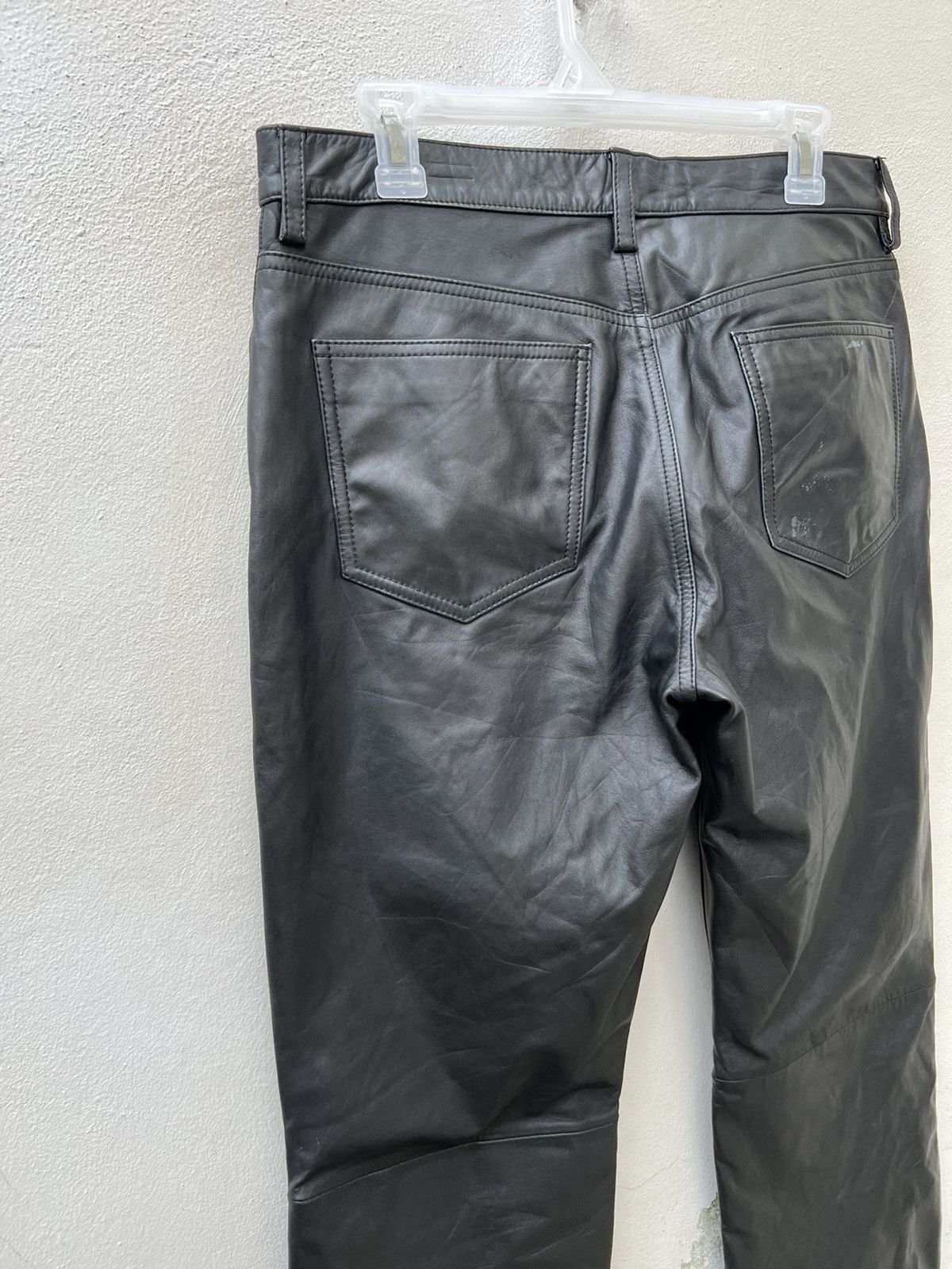 Japanese Brand × Vintage Vintage Charing Flam Japan Sheep Leather Jeans Pant Size US 32 / EU 48 - 12 Thumbnail