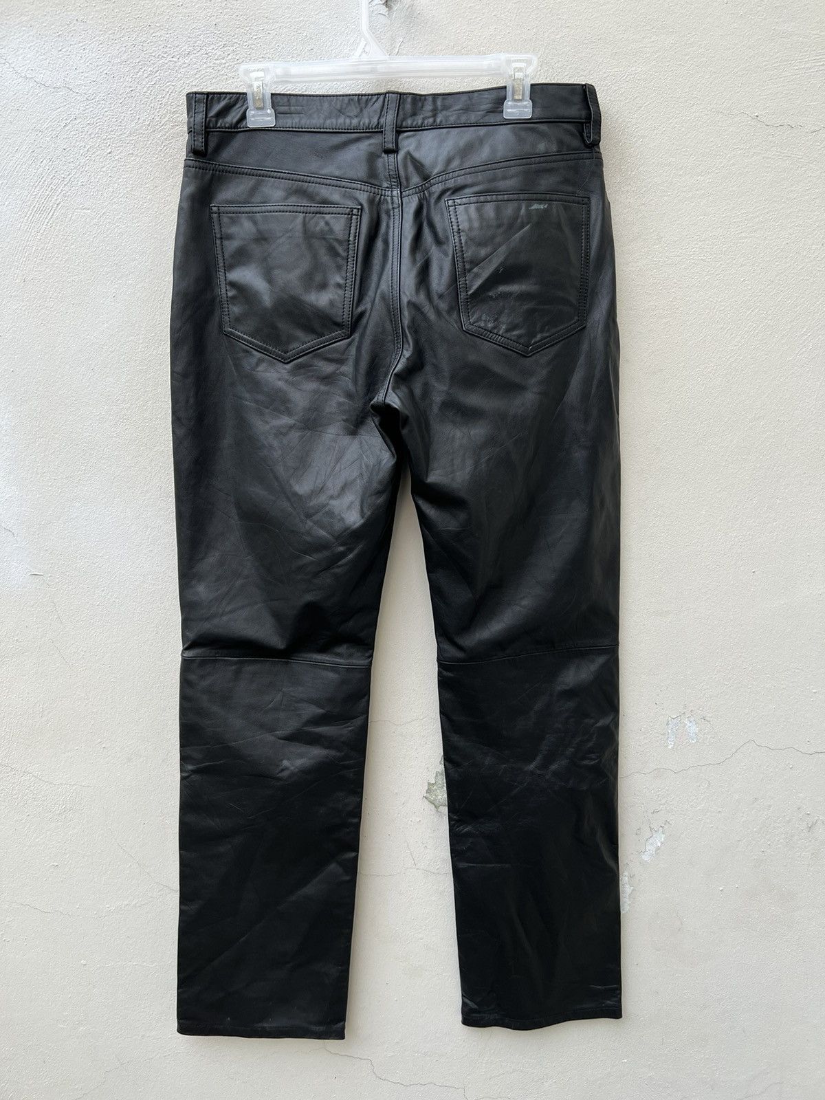 Japanese Brand × Vintage Vintage Charing Flam Japan Sheep Leather Jeans Pant Size US 32 / EU 48 - 11 Thumbnail