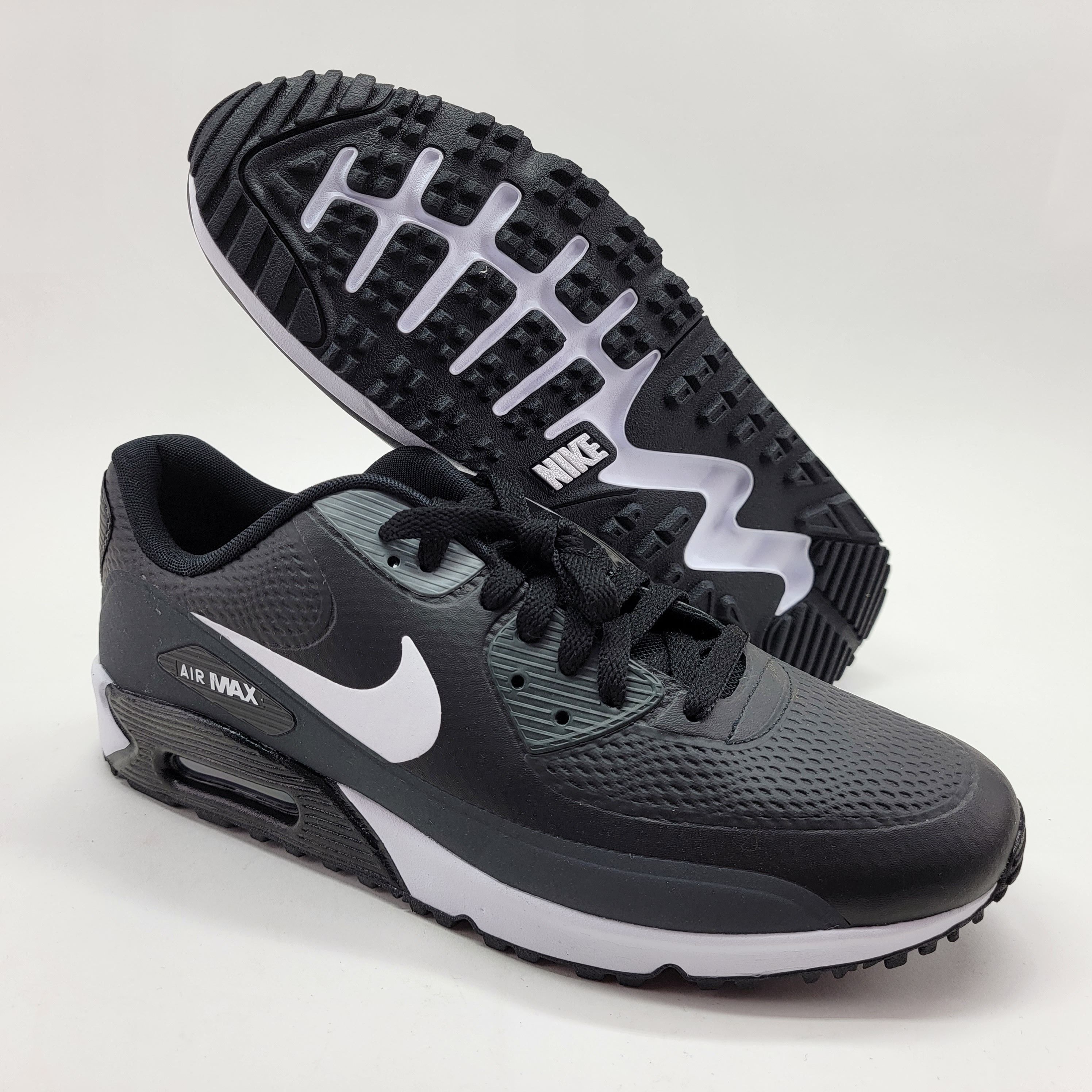 NEW Nike Air Max 90 G Golf Black White Golf Shoes Spikeless