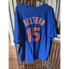 New York Mets #15 Carlos Beltran Youth Baseball Jersey Size  Medium-Majestic-USA