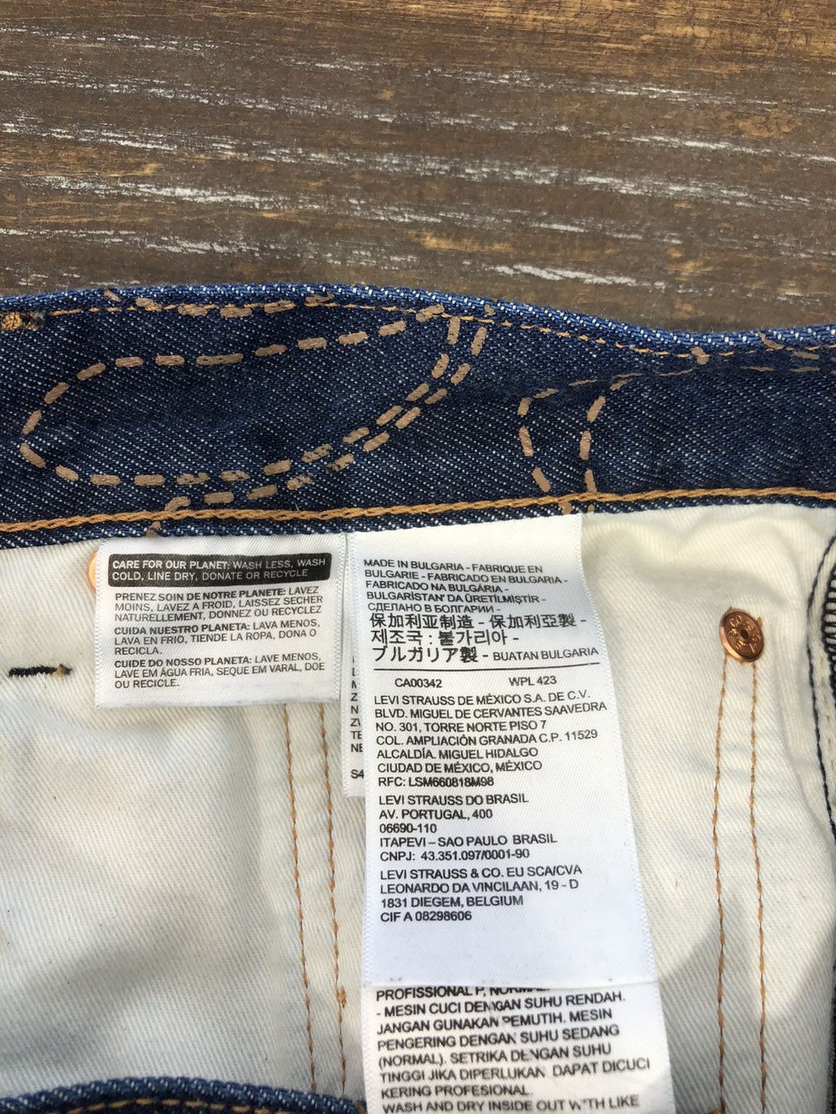 Bape × Levi's BAPE X LEVIS DENIM SIZE 32W X 32L Size US 32 / EU 48 - 5 Thumbnail