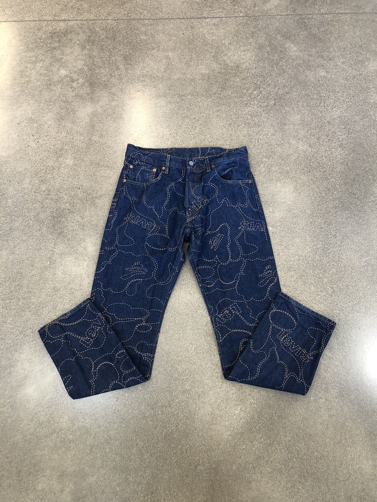 Bape × Levi's BAPE X LEVIS DENIM SIZE 32W X 32L Size US 32 / EU 48 - 1 Thumbnail