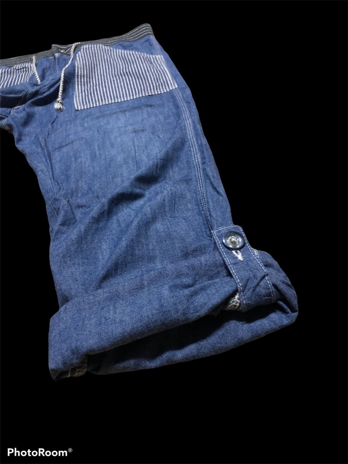 Lee WIDE LEG⚡️⚡️VINTAGE LEE CHAMBRAY FATIQUE PANT Size US 32 / EU 48 - 3 Thumbnail