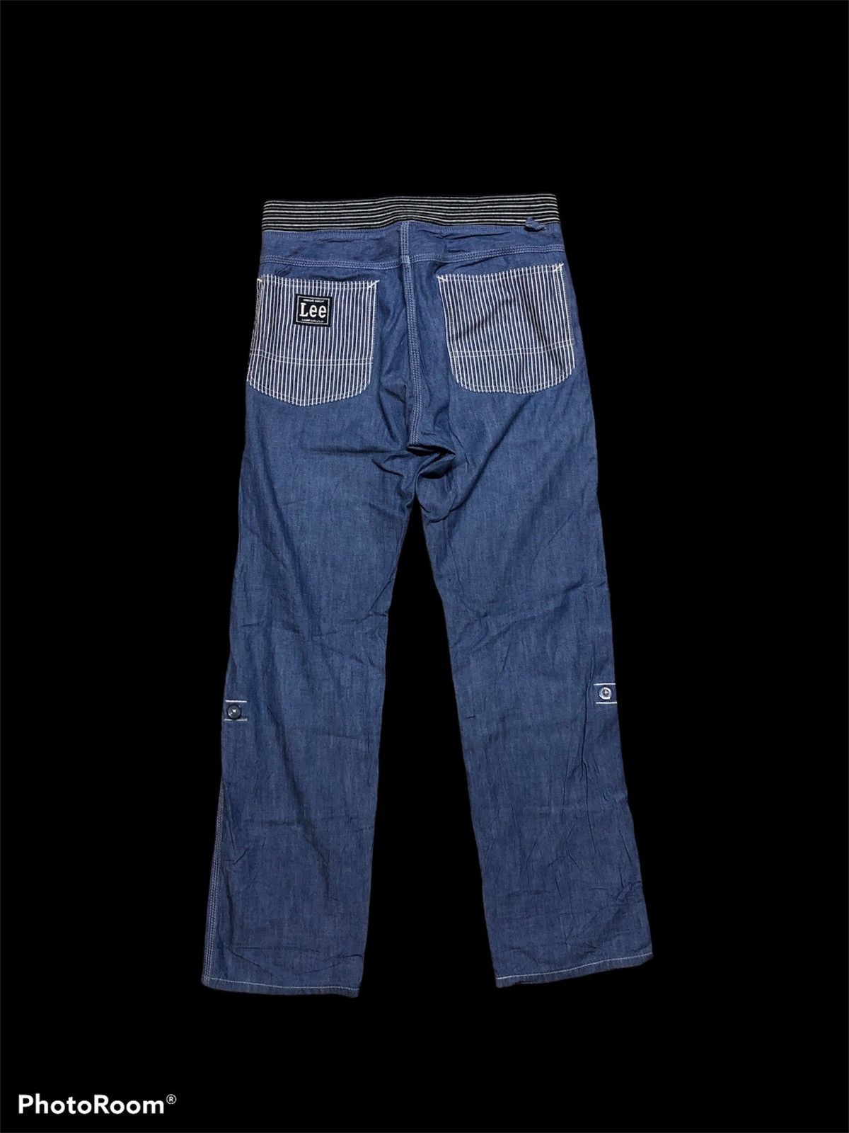 Lee WIDE LEG⚡️⚡️VINTAGE LEE CHAMBRAY FATIQUE PANT Size US 32 / EU 48 - 2 Thumbnail