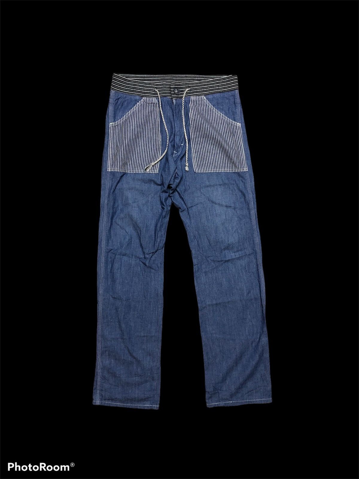 Lee WIDE LEG⚡️⚡️VINTAGE LEE CHAMBRAY FATIQUE PANT Size US 32 / EU 48 - 1 Thumbnail