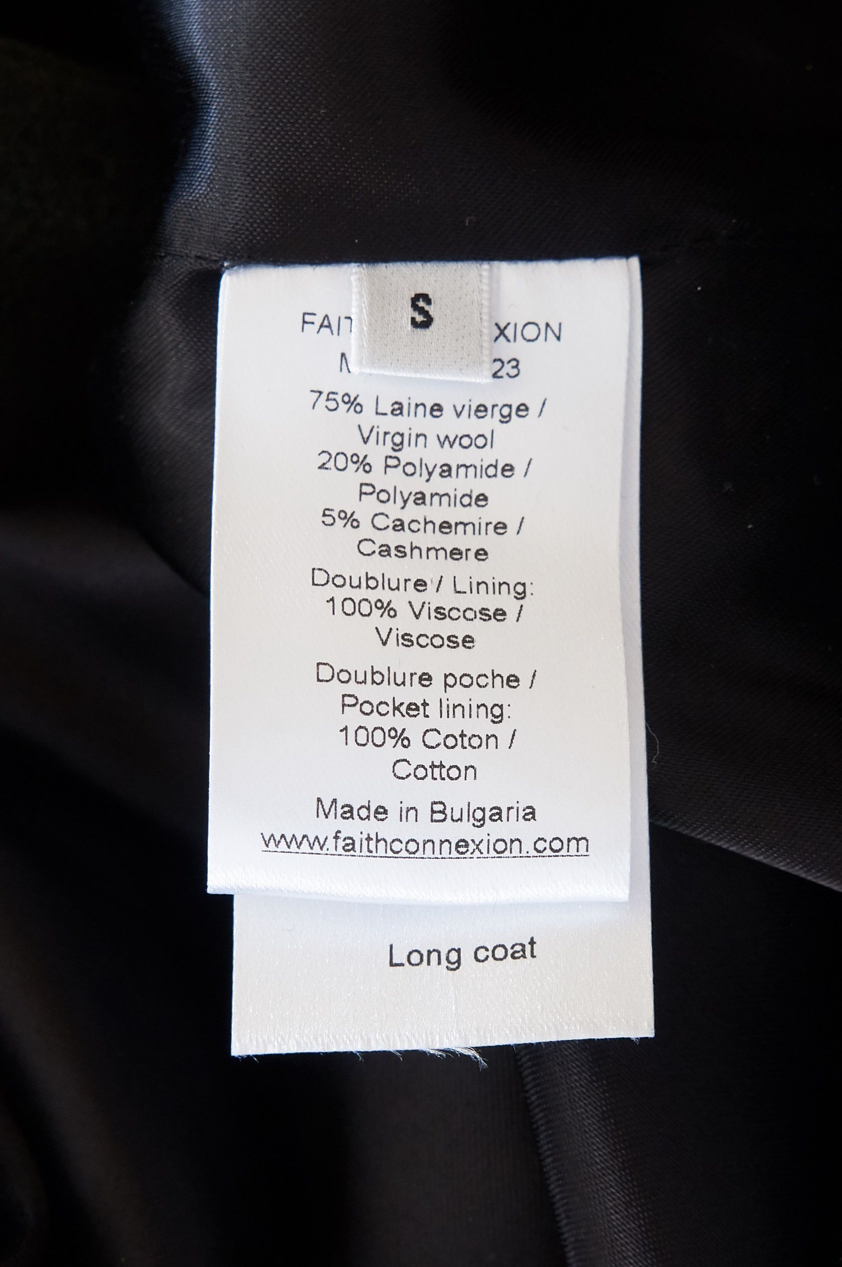 Faith Connexion wool coat Size US S / EU 44-46 / 1 - 5 Thumbnail
