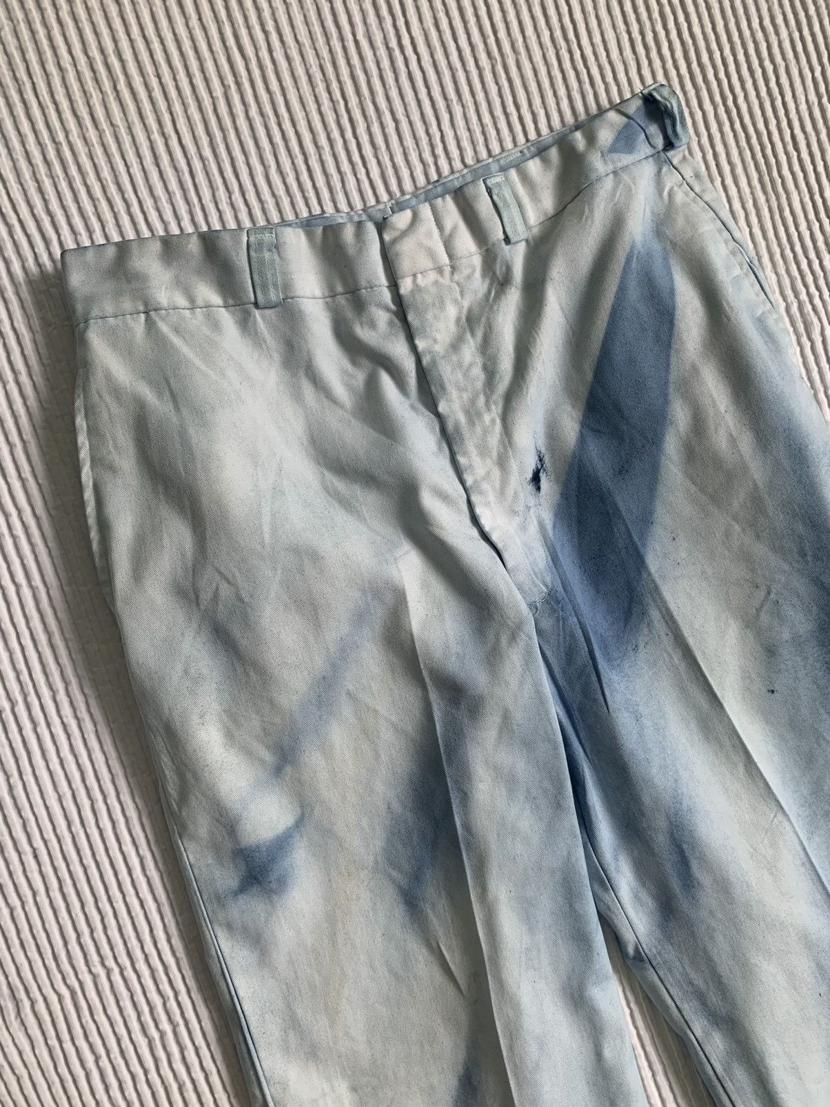Handmade Sunburst Faded Indigo Pants Size US 31 - 3 Thumbnail