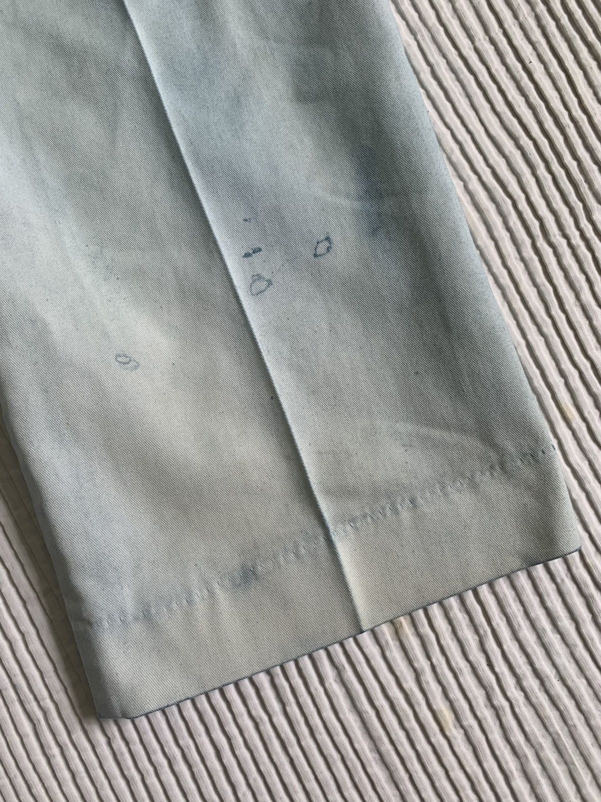 Handmade Sunburst Faded Indigo Pants Size US 31 - 17 Thumbnail