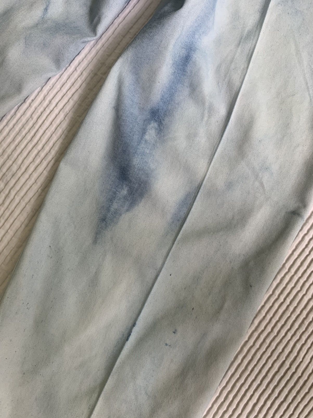 Handmade Sunburst Faded Indigo Pants Size US 31 - 22 Thumbnail