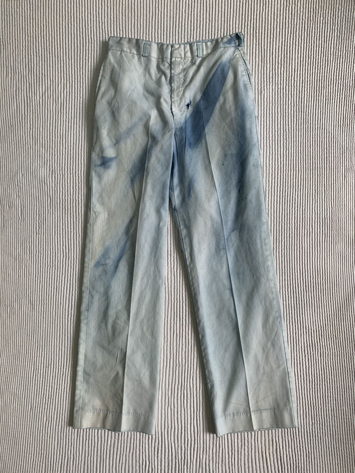 Handmade Sunburst Faded Indigo Pants Size US 31 - 1 Thumbnail